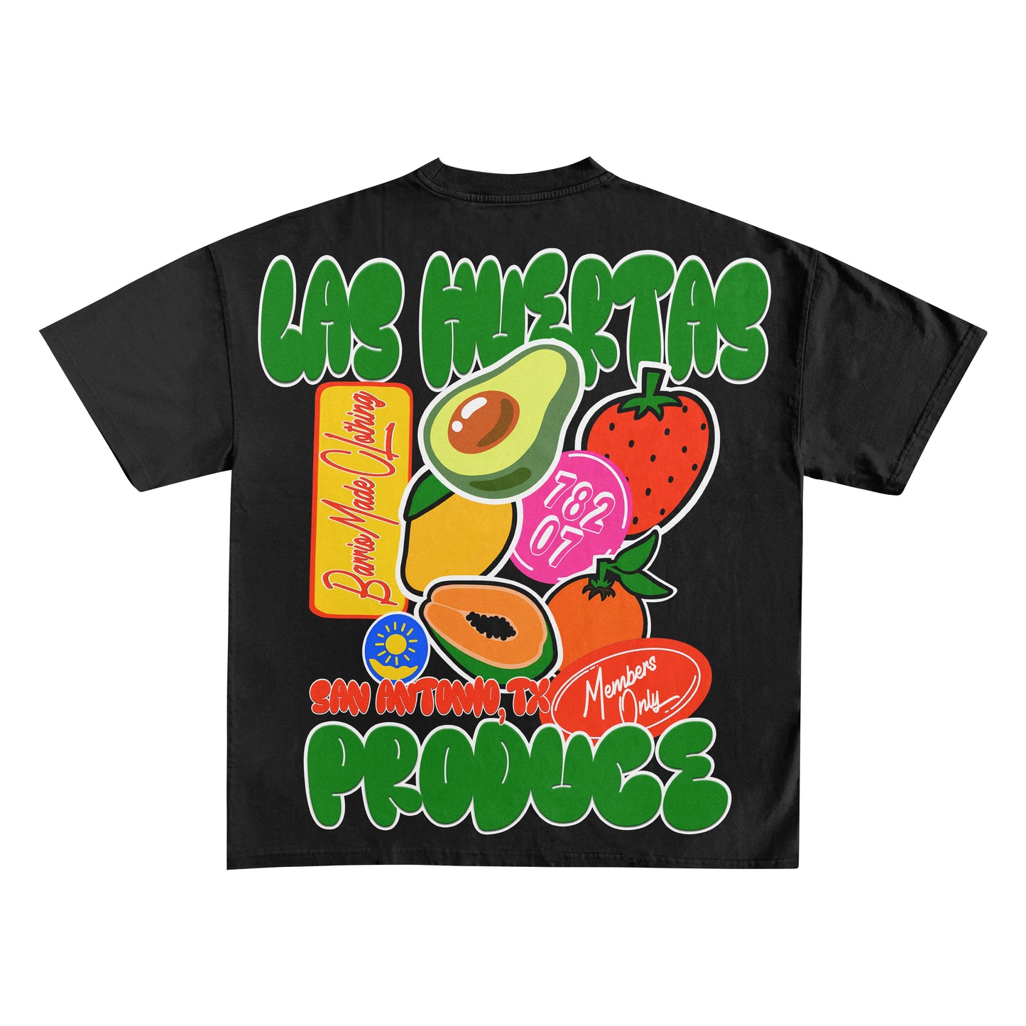 LAS HUERTAS x BARRIO MADE GRAFFITI TEE